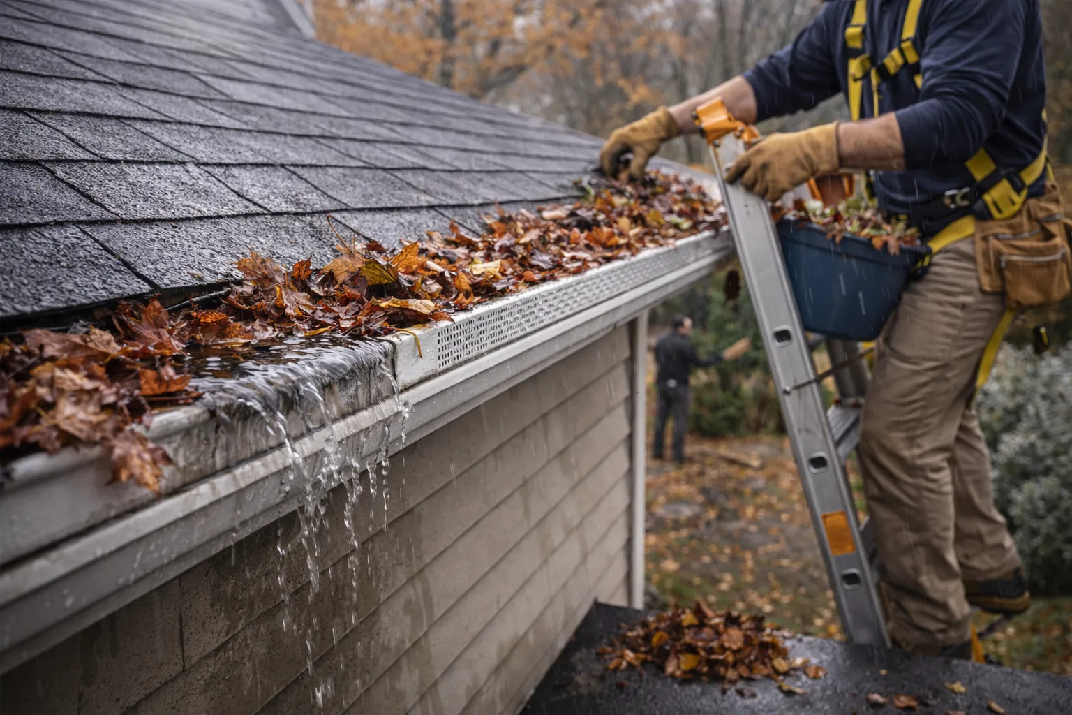 Gutter cleaning