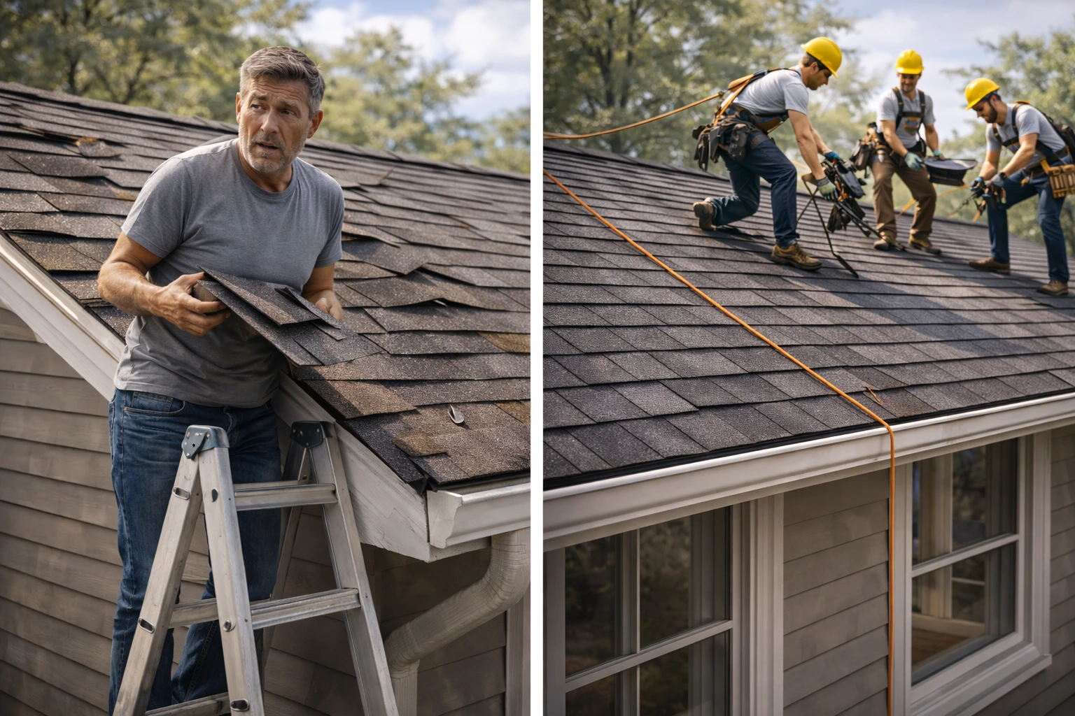 DIY vs professionals roof repair showdown