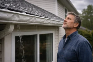 Frustration after the storm damage