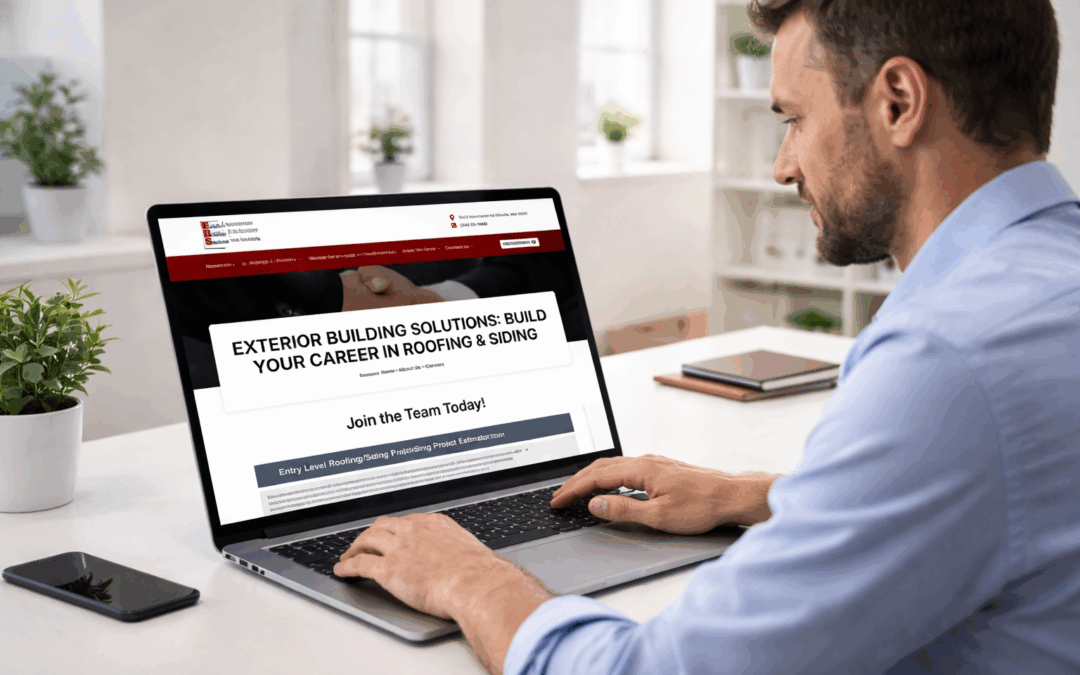 Exterior Building Solutions Is Hiring: Help Us Find Our Next Rockstar Estimators