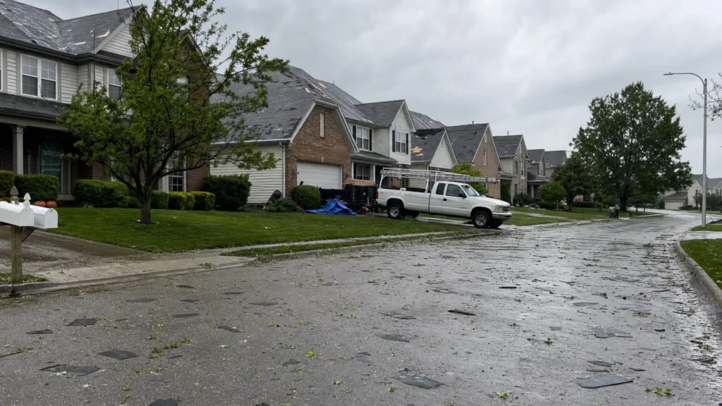 Hail damage effects